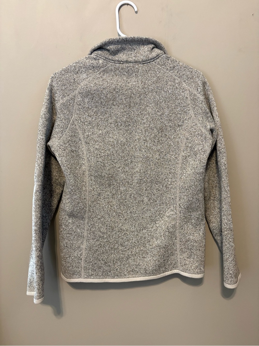 Patagonia Women's Half-Zip Fleece Pullover - Heather Oatmeal - Picture 3 of 3